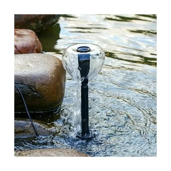 Decdeal Fuente de bomba de agua sumergible de 10 W 160 GPH_5