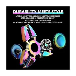 SCIONE Juguete giratorio de metal para la ansiedad todos_4