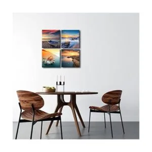 Pyradecor Sunset Sea Beach Cuadros modernos de paisaje_4