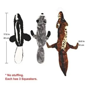 Jalousie Juego de 5 juguetes chirriantes para perros_2