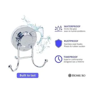 Gancho para toallas HOME SO con ventosa para baño_5