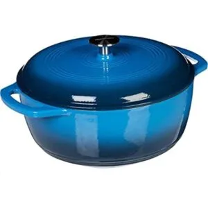 Horno holandés cubierto de hierro fundido esmaltado 6_1