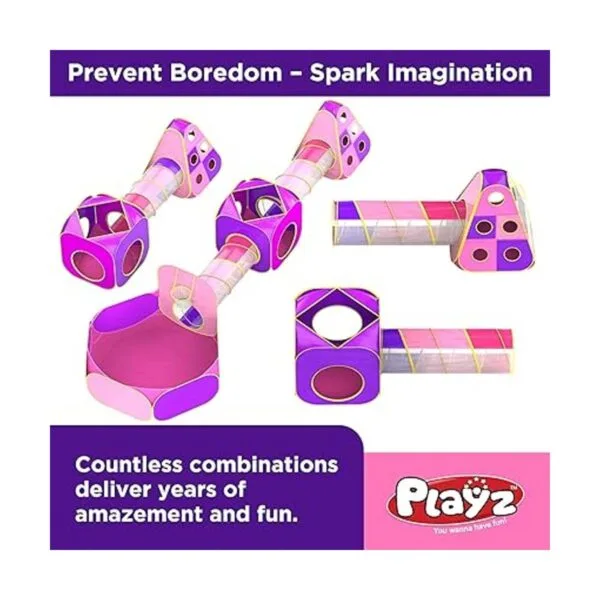 Playz 5 tiendas de campaña emergentes para niños túneles_3