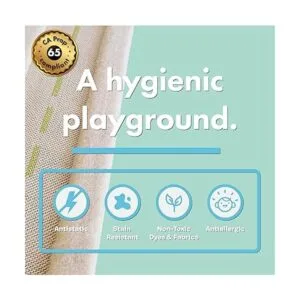 IVI Alfombra gruesa 3D para niños con diseño colorido de_6