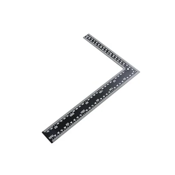Leathercraft Negro templado Acero inoxidable medición_2