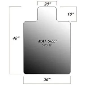 Azadx protección de tapete de piso transparente_3