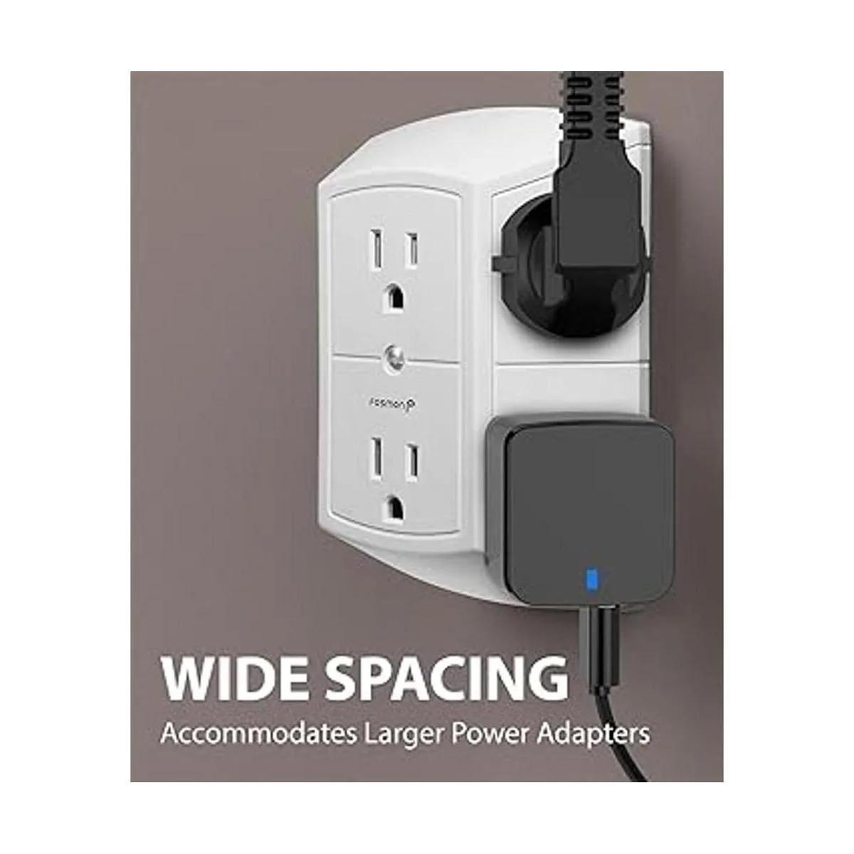 Fosmon 6 toma de corriente adaptador de pared ETL_4