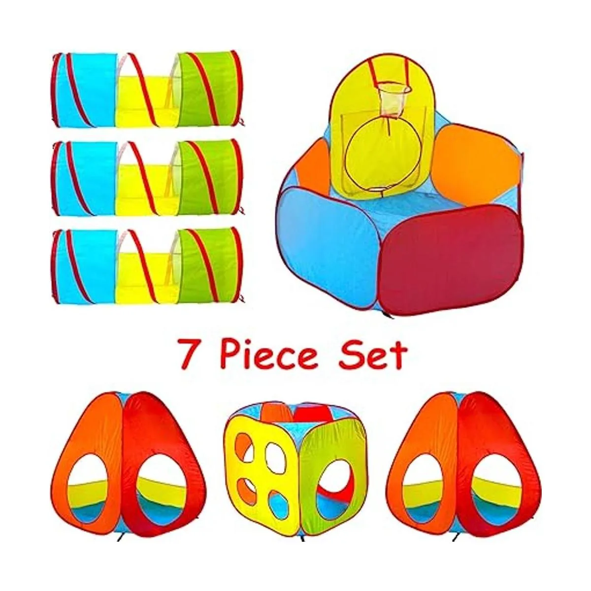 Playz Pozo de bolas tienda de campaña y túneles para_2