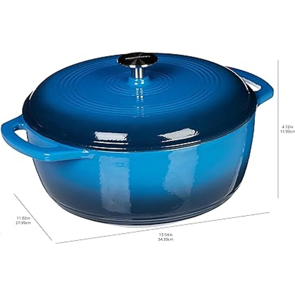 Horno holandés cubierto de hierro fundido esmaltado 6_4