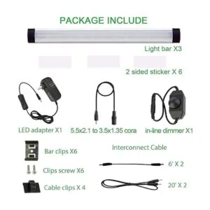 AIBOO Iluminación LED regulable para debajo del gabinete_2