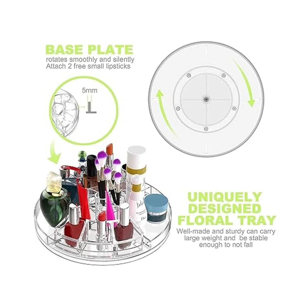 Organizador de maquillaje rotativo organizador de_5