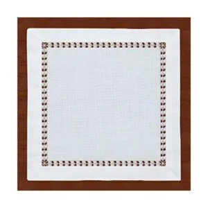 Camino de mesa y adorno para cómoda natural hecho a mano_1