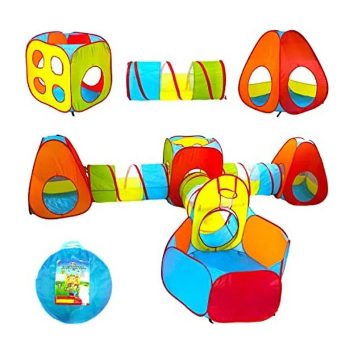 Playz Pozo de bolas tienda de campaña y túneles para_1