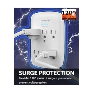 6 Soporte de pared de salida Surge Protector Fosmon ETL_2