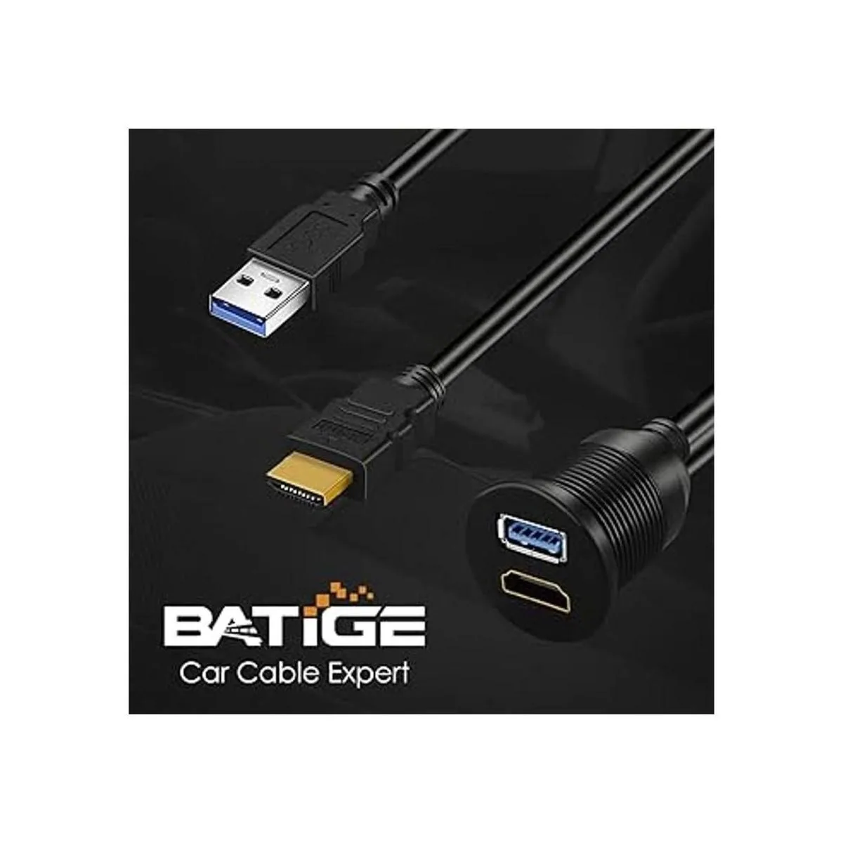 BATIGE USB 3.0 y HDMI a HDMI USB 3.0 AUX Panel de_3