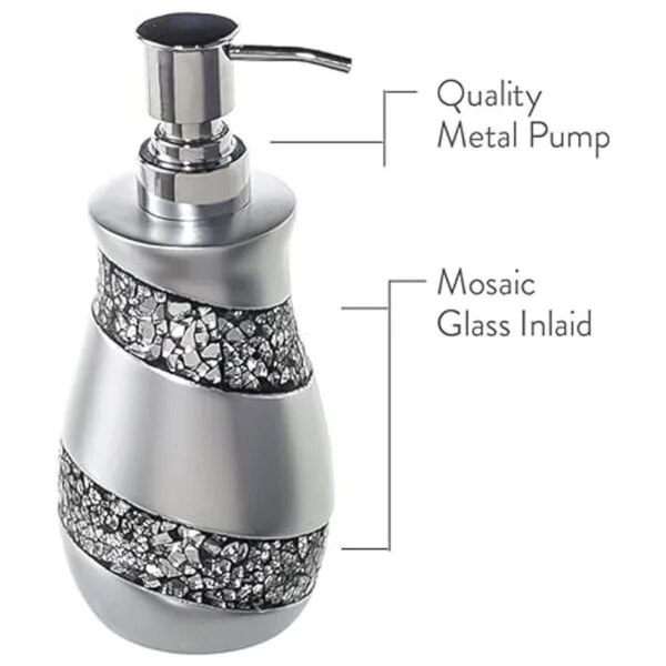 Creative Scents Dispensador de jabón líquido de mosaico_6