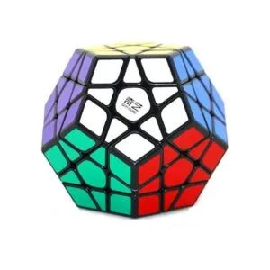 CuberSpeed Qiyi Megaminx Cubo mágico negro Mofangge QiYi_4