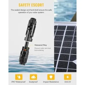 BougeRV 12 conectores solares con llaves inglesas_6