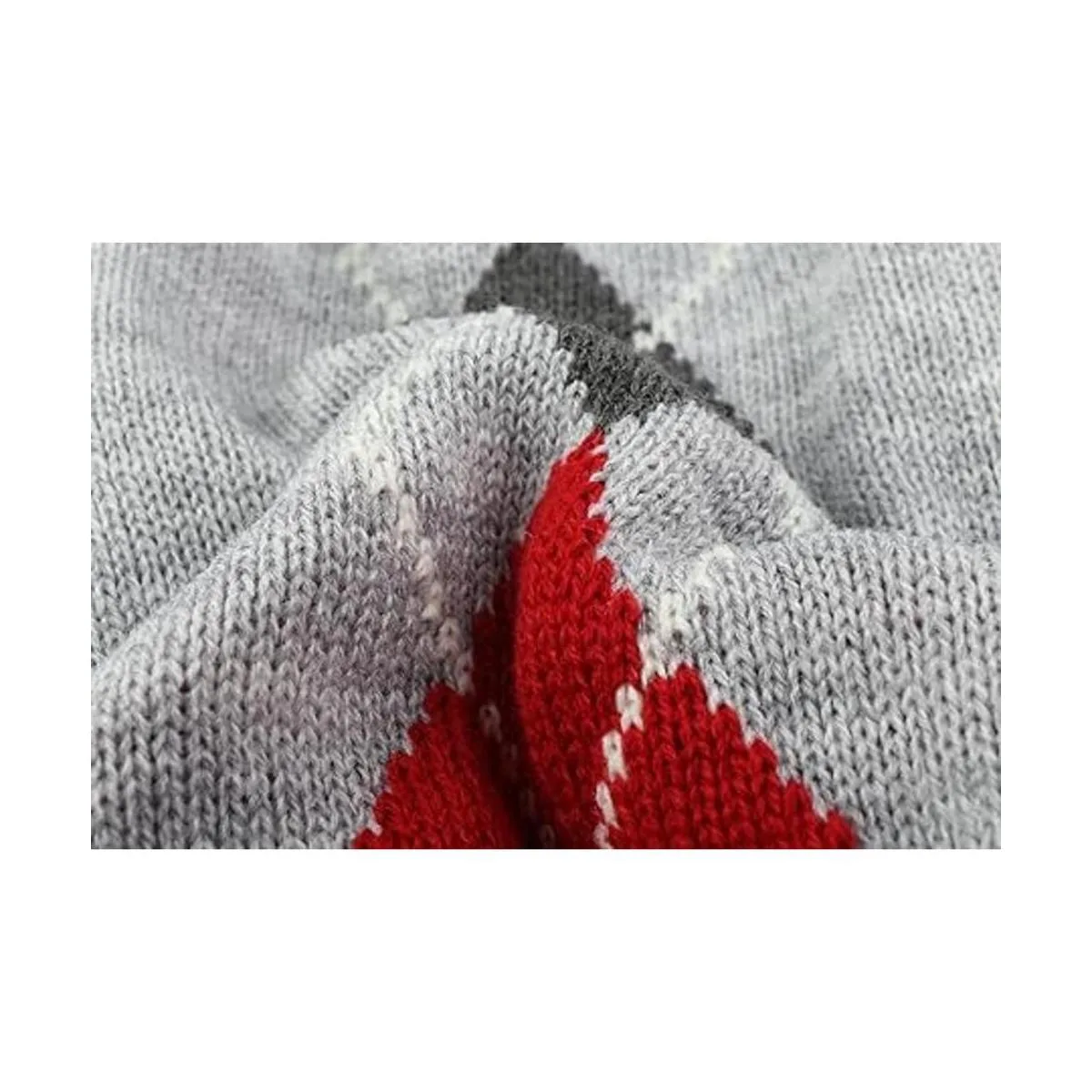 Argyle Knit Pet Sweaters Clothes for Pets_3