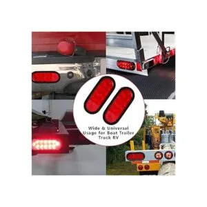 CZC AUTO Luces LED de remolque de 6 pulgadas rojas y_6