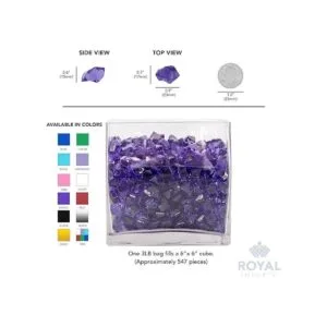 Royal Imports Gemas acrílicas de cristal de hielo para_6