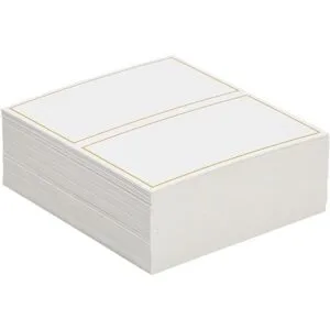 Paquete de 100 tarjetas pequeñas de papel para mesa con_4