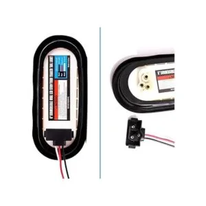 CZC AUTO Luces LED de remolque de 6 pulgadas rojas y_5