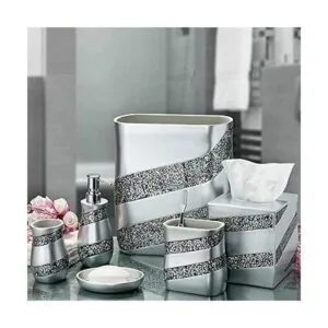 Creative Scents Cubo de basura de baño con mosaico_4