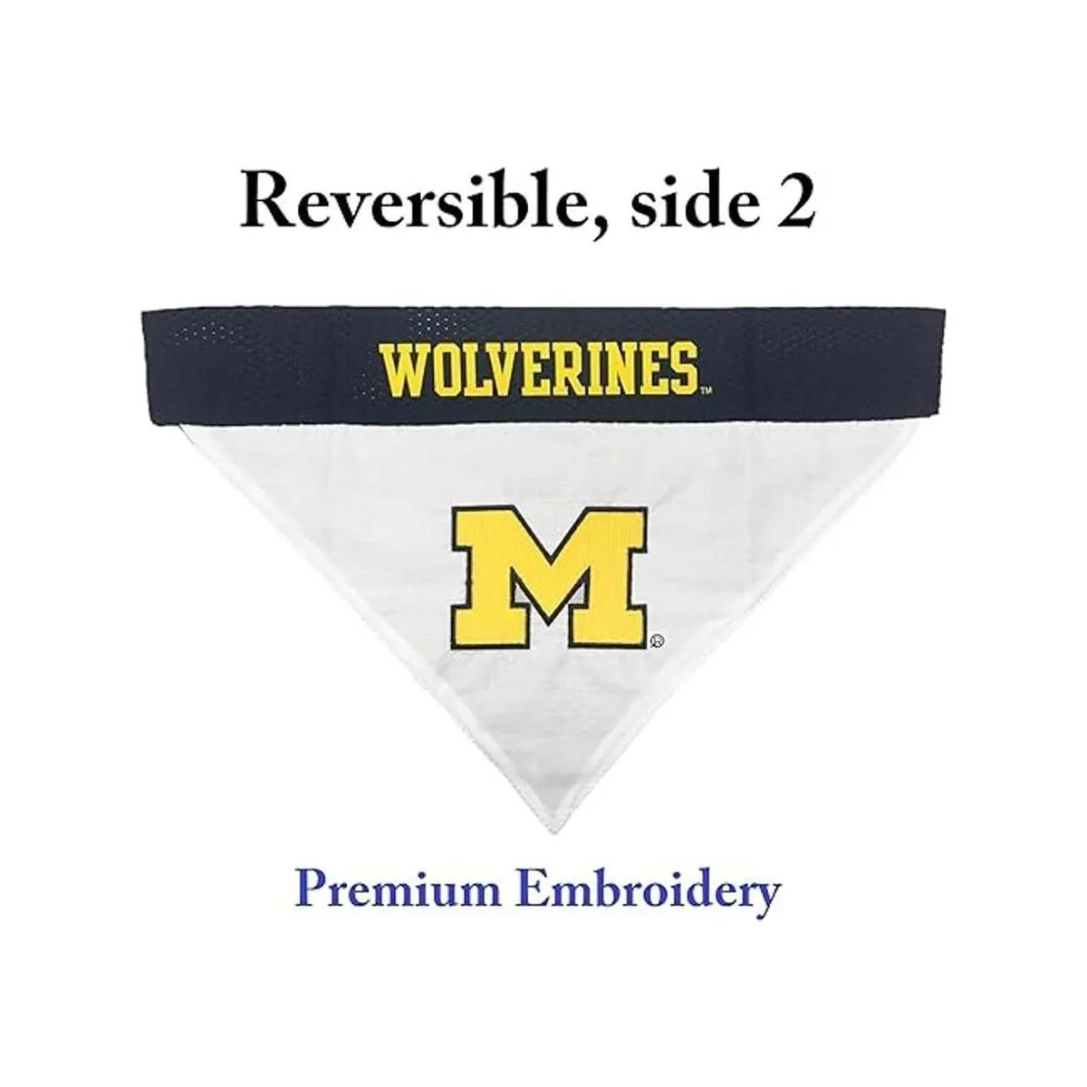 Pets First Bandana reversible para perros de Michigan_2