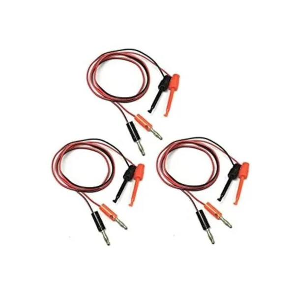 HiLetgo 3 pares de cables de prueba de enchufe de plátano_1
