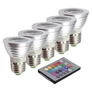 OMTO E26E27 3 W RGB cambio de color proyector con control_1