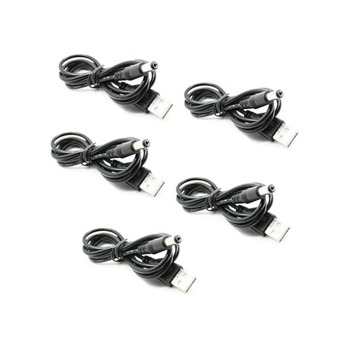 HiLetgo 5 unidades USB 2.0 A macho a CC 0.217x0.083 in 5_2