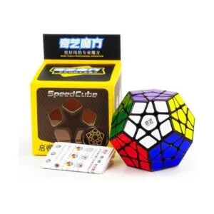 CuberSpeed Qiyi Megaminx Cubo mágico negro Mofangge QiYi_6