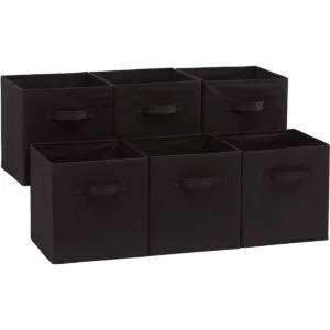 Organizador de cubos de almacenamiento de tela plegable_1