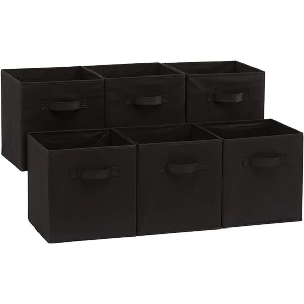 Organizador de cubos de almacenamiento de tela plegable_1