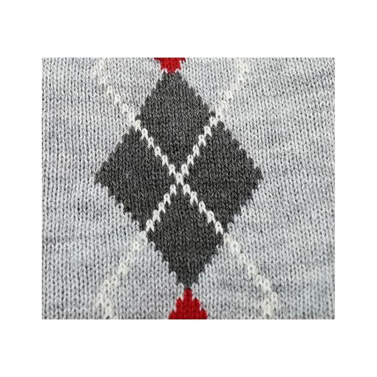 Argyle Knit Pet Sweaters Clothes for Pets_4