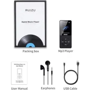 Reproductor Mp3 Ruizu X02 Ultra Slim Music Player FM_3
