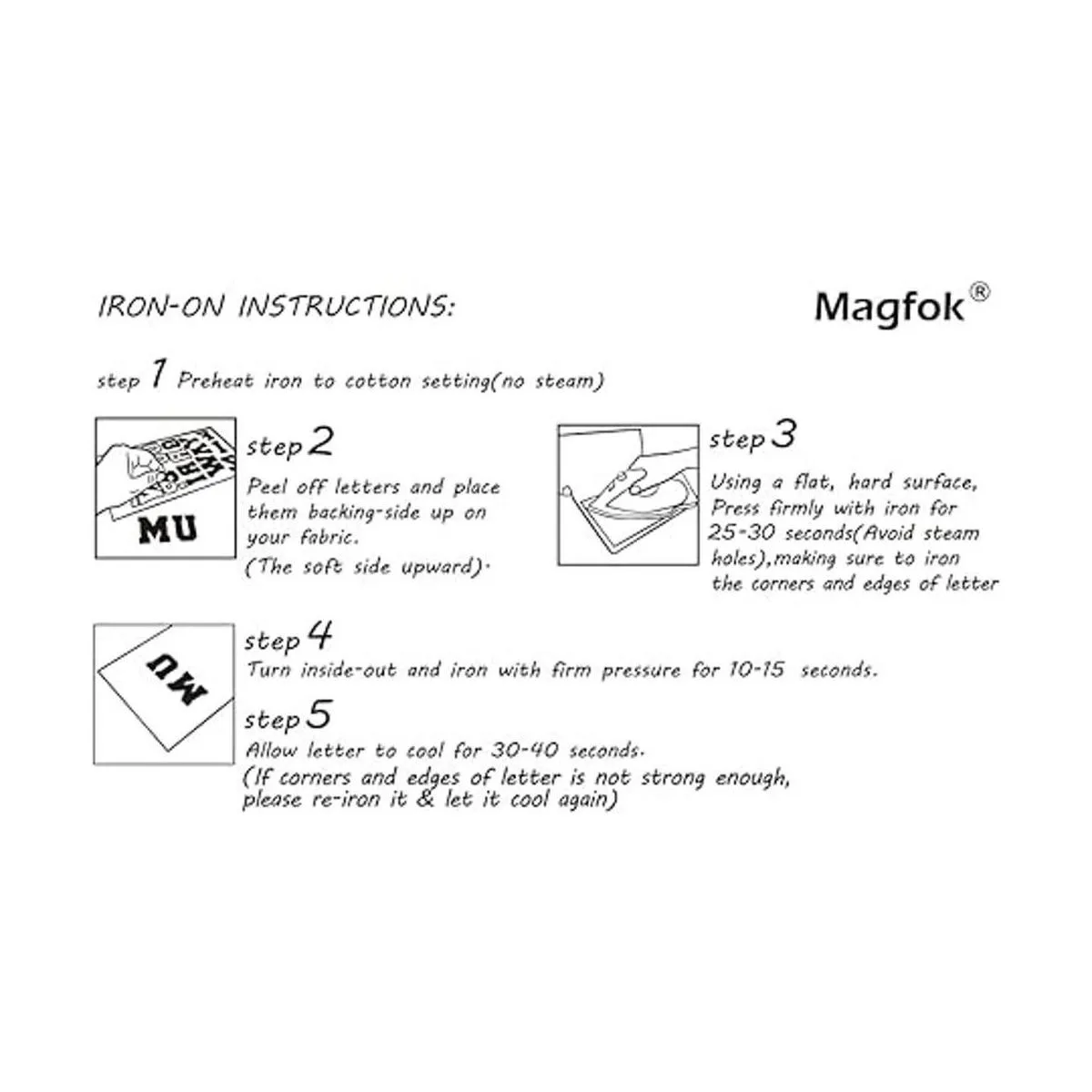 Magfok Letras termoon de 1.5 pulgadas para ropa flock de_4