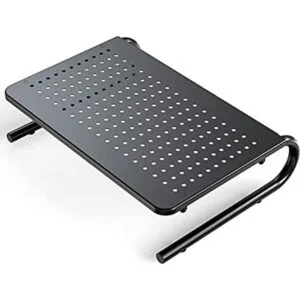 Soporte elevador de monitor con ventilación de metal para_1