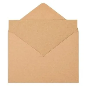 Paquete de 50 postales de papel kraft A7 con sobres_4