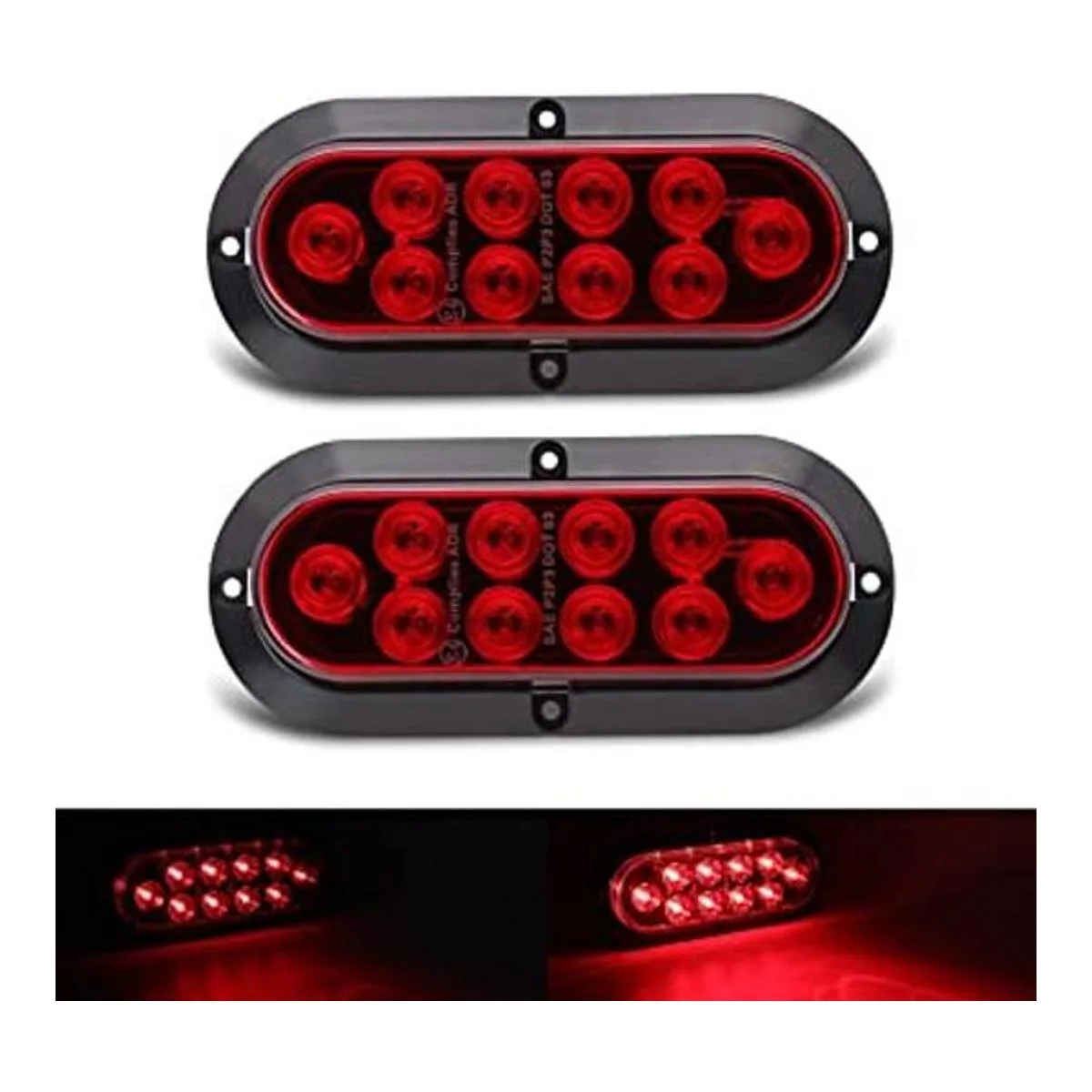 TMH 2 unidades Luces LED traseras de señalización de_1