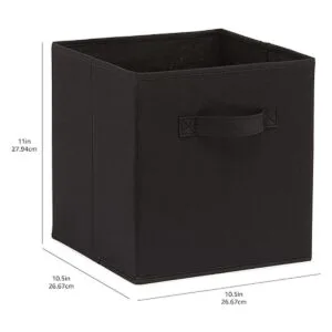 Organizador de cubos de almacenamiento de tela plegable_3