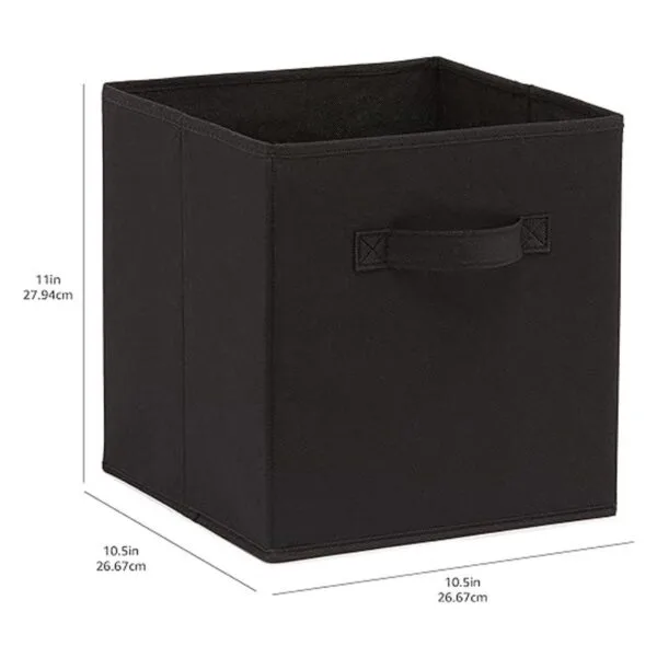Organizador de cubos de almacenamiento de tela plegable_3