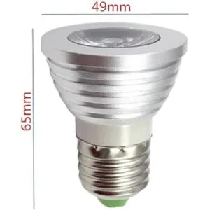 OMTO E26E27 3 W RGB cambio de color proyector con control_4