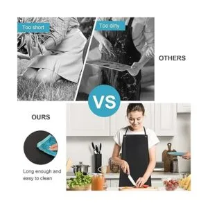 Surblue Delantal de vinilo de goma impermeable delantal_6