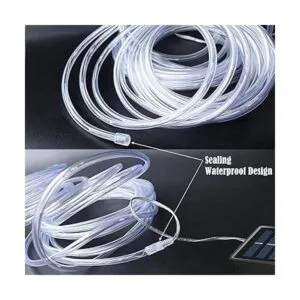 RUICHEN Tira de luces solares para exteriores 16.5 pies_3