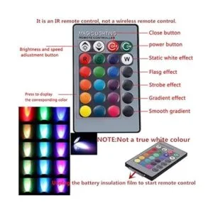 OMTO E26E27 3 W RGB cambio de color proyector con control_2