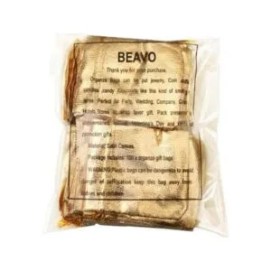 BEAVOING Paquete de 100 bolsas de organza con cordón_7