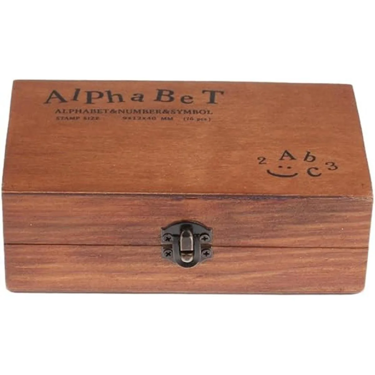 Juego de 70 sellos de goma de madera con números y letras_6