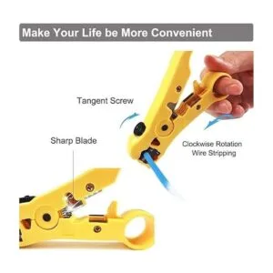 Cable coaxial y crimpadora para RG6 RG5962 y herramienta_5